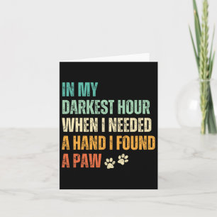 Cute Dog Mum Women Puppies Girl Funny Dog Dad Men Card