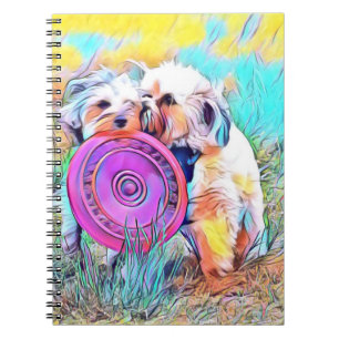 Cute dog notebook