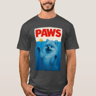 Cute Dog Novelty Men Women Funny Pomeranian girl T-Shirt
