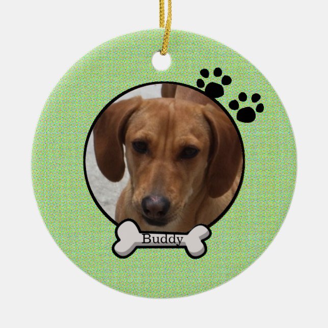 Cute Dog ornament (Front)