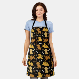Cute Dog Pattern Apron