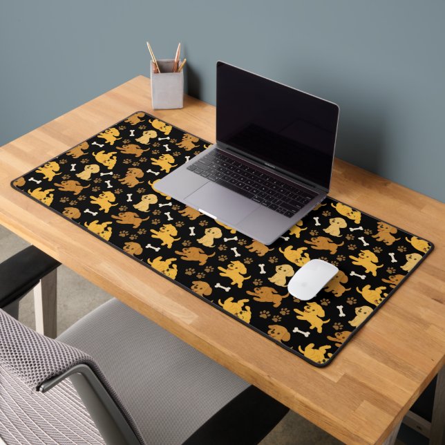 Cute Dog Pattern Desk Mat (Office 2)