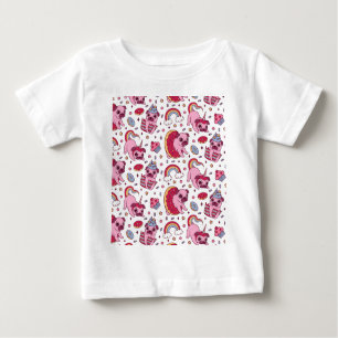Cute dog pattern for dog lovers baby T-Shirt