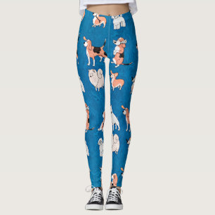 Cute dog pattern  leggings