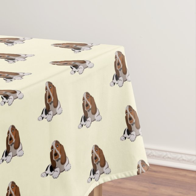 Cute Dog Pet Tablecloth (In Situ)