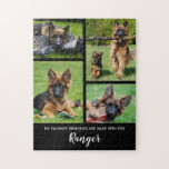 Cute Dog Photo Collage - Personalized Pet Photo Jigsaw Puzzle<br><div class="desc">Who are your favorite memories made with ?? I know ,  your dog ! Me too ! 
You have so many fun memories why not put them on a puzzle to enjoy ,  relive those secial moments while enjoying a relaxing activity ,  that involves your best friend .</div>