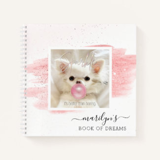 Cute Dog Photo Keepsake | Sparkle The Tiny Chi Notebook