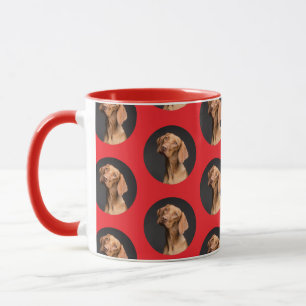 Cute Dog Photo Modern Mug