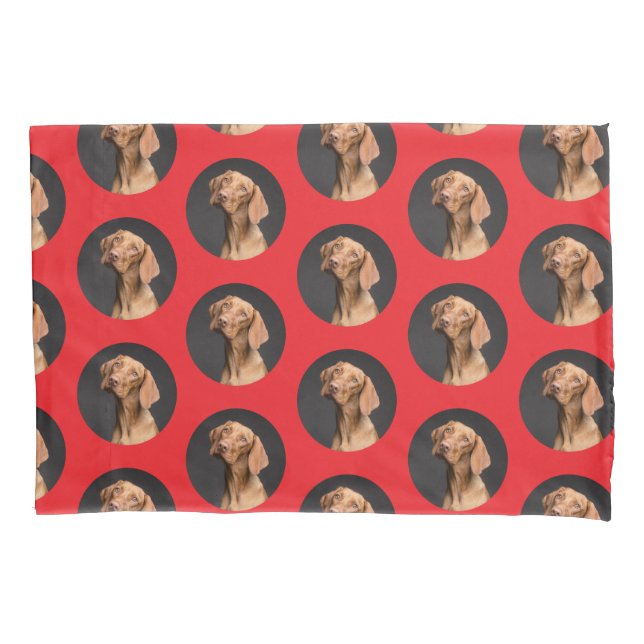 Cute Dog Photo Modern  Pillowcase (Front)