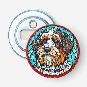 Cute dog portrait bottle opener