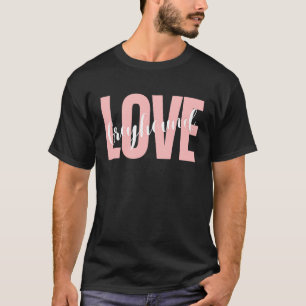 Cute dog present puppy sweet heart Greyhound Love T-Shirt