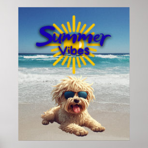 Cute Dog Print, Value Poster Paper (Semi-Gloss)