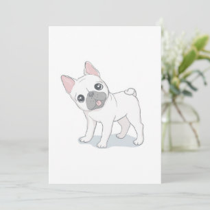 Cute Dog Puppy Gift For Dog Lovers Holiday Card
