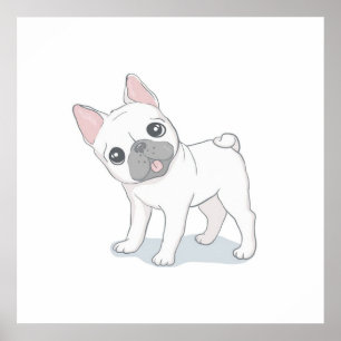 Cute Dog Puppy   Gift For Dog Lovers Poster