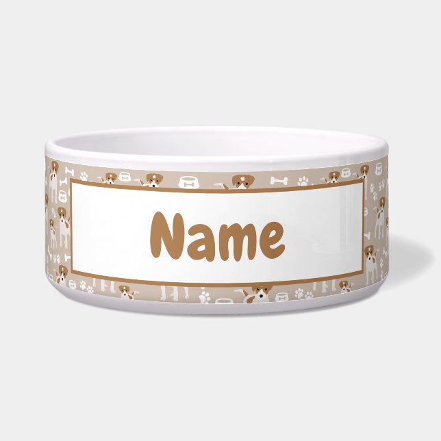 Cute Dog Puppy Paw Prints Pattern  (Front)