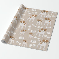 Cute Dog Puppy Paw Prints Pattern