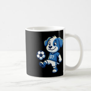 Cute Dog Puppy Playing Soccer Footll Dogs Puppies Coffee Mug