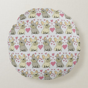 Cute Dog Round Cushion
