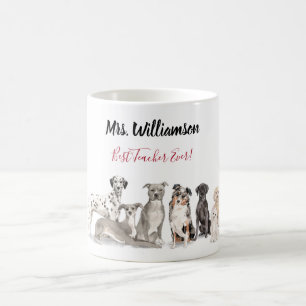 Cute Dog School Teacher Coffee Mug