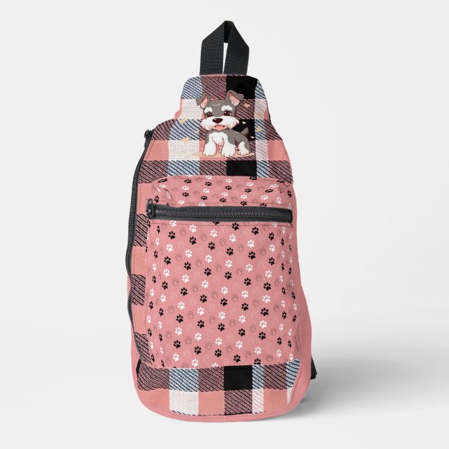 Cute Dog Sling Bag (Front)