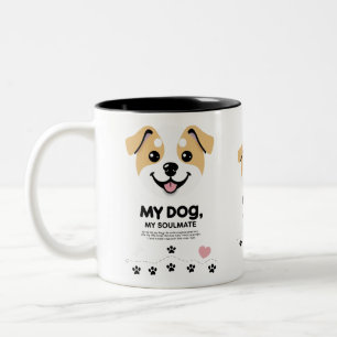 Cute Dog Soulmate Mug – Fun & Happy Pet Vibes