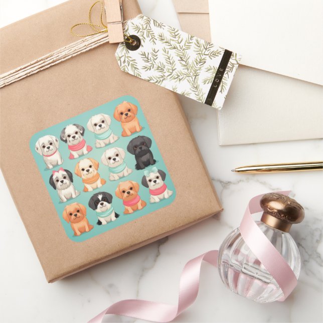 Cute dog sticker (Gifting)