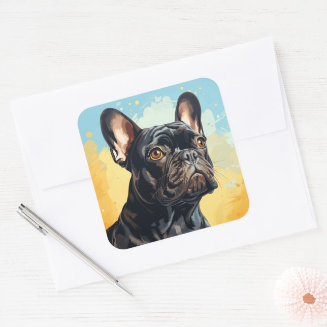 Cute dog sticker (Envelope)