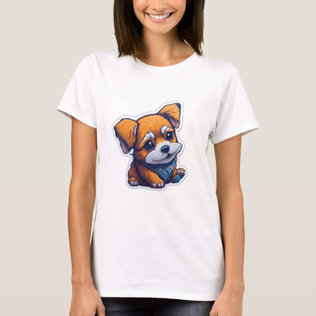 cute dog T-Shirt (Front)