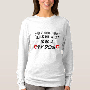Cute dog text saying T-Shirt
