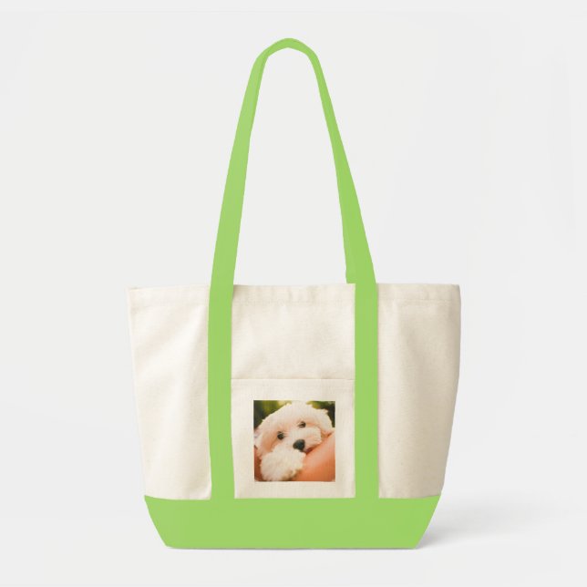 Cute Dog tote bags (Front)