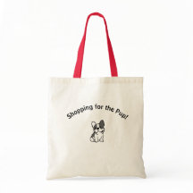 Cute Dog Tote Shopping Bag