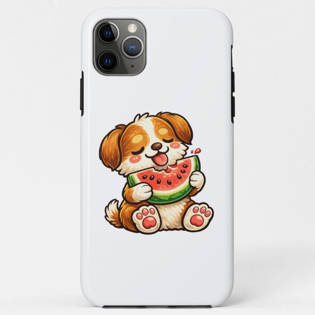 Cute Dog Watermelon Case-Mate iPhone Case (Back)