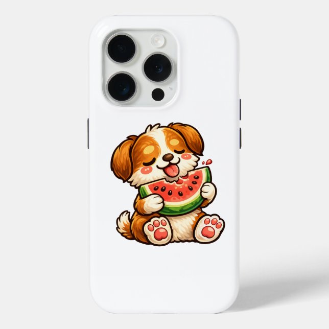 Cute Dog Watermelon Case-Mate iPhone Case (Back)