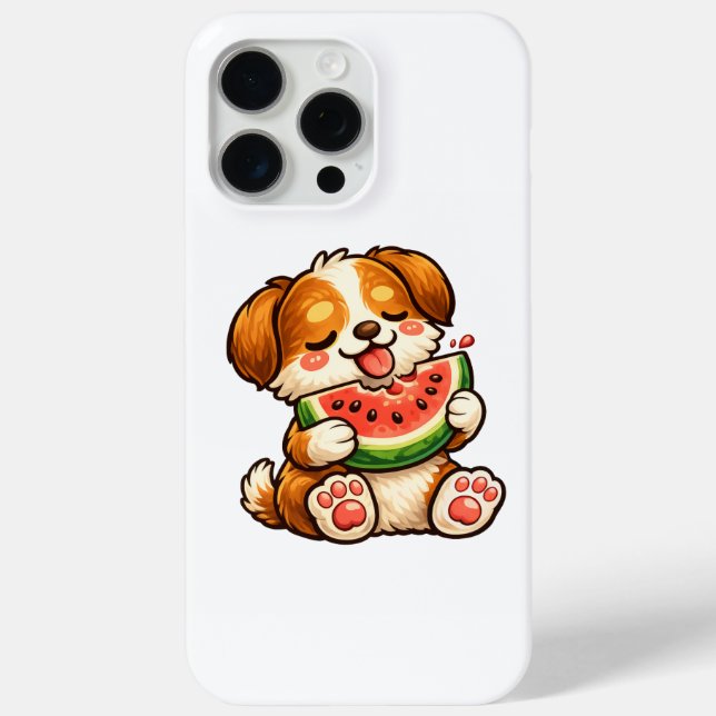 Cute Dog Watermelon Case-Mate iPhone Case (Back)