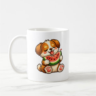 Cute Dog Watermelon Coffee Mug