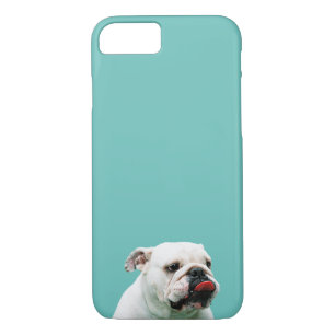 Cute dog white Bulldog iPhone 8/7 Case