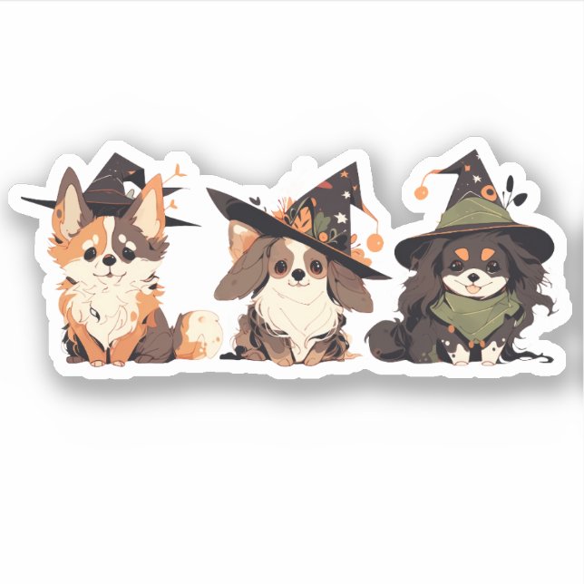 Cute Dog Witches (Front)