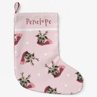 Cute Dog with Antlers Pattern Personalised