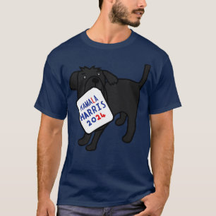 Cute Dog with Kamala 2024 Sign T-Shirt