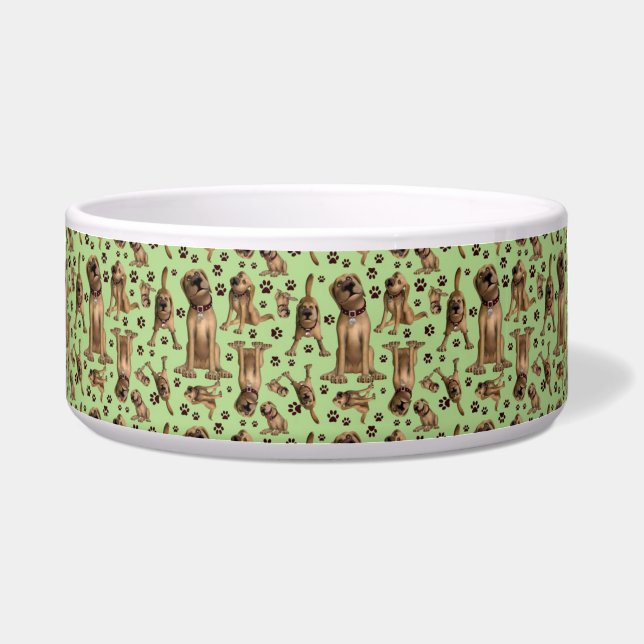 Cute Dog with Paw Prints (Front)
