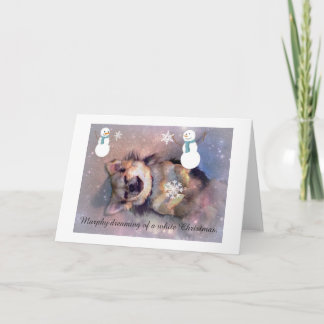 Cute Doggie Christmas Card