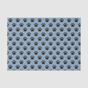 Cute Doggy Black Paws Tissue Paper
