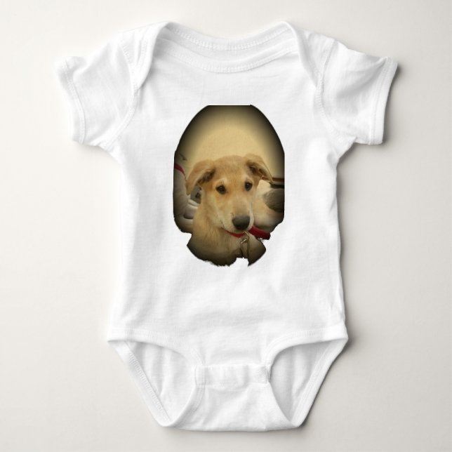 Cute Dogs and Puppies Mans second Best Friend.png Baby Bodysuit (Front)