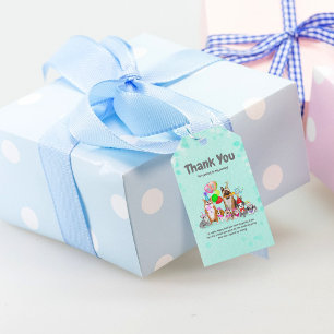 Cute Dogs Birthday Celebration Let's Pawty Gift T Tags