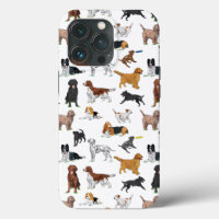 Cute Dogs Illustrations Pattern