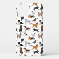 Cute Dogs Illustrations Pattern