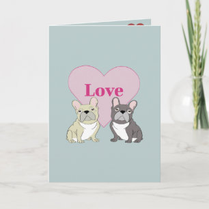 Cute dogs Love Card