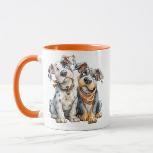 cute dogs mug
