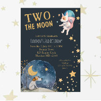 Cute Dogs on the Moon Boys Second Birthday