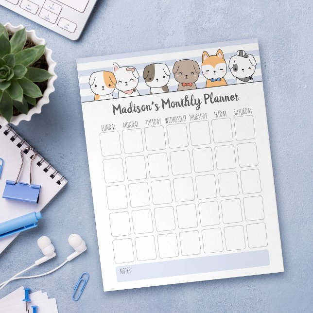 Cute Dogs Personalised Notepad (Creator Uploaded)